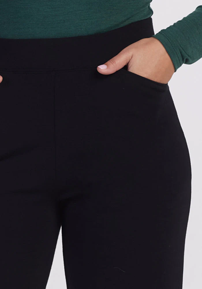 Ellie Wide Leg Pants - Black - Image 3