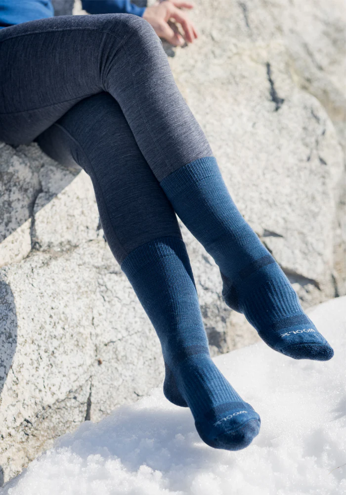 Womens Harbor Crew Sock - Black - Image 9